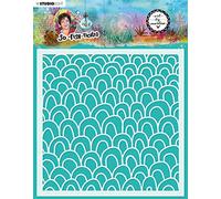 Studio Light Art by Marlene 7.87"X7.87" Stencil-Underwater, So-Fish-Ticated