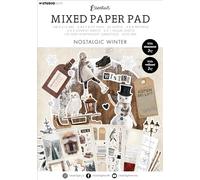 Studio Light Essentials Mixed Paper Pad 5.83"X8.25"-Nr. 28, Nostalgic Winter - LESMPP28