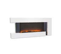 Studio LightFire 2000W 132cm Electric Fire with Surround White