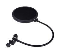 Studio Microphone Mic Pop Wind Screen Dual Layer Flexible Adjustable Shaft for Speaking Singing