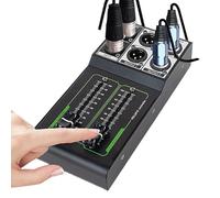 Studio Monitor Controller - Passive Audio Volume Control With FADER 70mm | Professional 1 vs 2-OUT Monitor Switcher For Accurate Sound Management | Desktop Audio Interface C