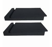 Studio Monitor Isolation Pads, goldhik 1 Pair High Density Soundproofing Pads for Audio Noise Isolation, Acoustic Isolation Foam Panels, 5" Speaker Isolation Pads Fit Most Desktops