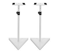 Studio Monitor Speaker Stands, White, Pair