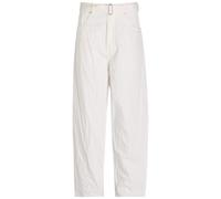 Studio Nicholson Cahun Belted Tapered-leg Jeans - White - 12 (UK12 / M)