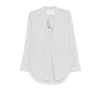 Studio Nicholson chalk stripe pampa top - White 4-6-8
