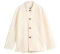 Studio Nicholson Men's Nopi Cotton Linen Shirt Jacket Parchment