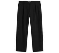 Studio Nicholson Men's Tuck Cotton Tapered Leg Trouser Black