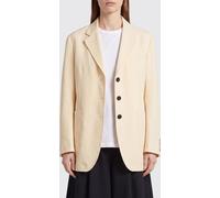 Studio Nicholson Single-Breasted Linen-Blend Blazer with Patch Pockets - Size: 44 - female