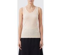 Studio Nicholson Sleeveless Slim Fit U-Neck Top in Lyocell - Size: 4 - female
