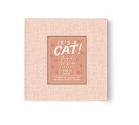 Studio Oh! It's a Cat! Guided Pet Journal - 104 Pages, Hardcover Journal with Photo Frame Cover, 5 Divider Pockets, Lay-Flat Design, 120 GSM Paper for Cat Owners, Journaling & Reflection