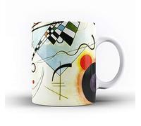 Studio RB Classic Art Collection Ceramic Mug. 10. Composition VIII by Candinsky