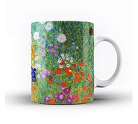 Studio RB Classic Art Collection Ceramic Mug. 8. Bauerngarten (Blumengarten) by Gustav Klimt