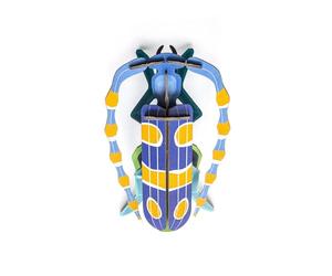 STUDIO ROOF 3D Beetle Wall Decoration Blue