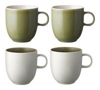 Studio Round - North Mug 4-pack, Moss Mix - Moss green