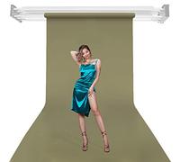 Studio Seamless Background Paper Backdrop 1.35 x 10m, Leaf Green, Portrait Backdrops Roll for Studio Video Fashion Photography, Children, Exhibitions, Window Displays
