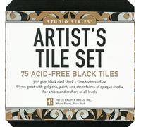 Studio Series Artist's Tiles: Black (75 Pack)