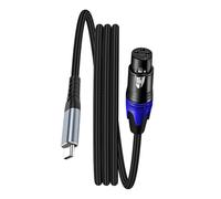 Studio Type C to Female Digital Sound Cable Reinforced Nylon Braided Construction Clear Sign Transfer Professional Cable