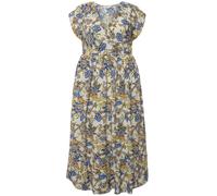 Studio Untold Women's Plus Size Maxi Dress Straight Fit Floral Print