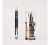 Studio10 | Perfect Bronze Glow-plexion Deeply Hydrating, Silky Smooth Bronzer with Pro-quality Double Ended Foundation Makeup Brush for a Smooth, Even & Flawless Look (£12 bundle saving)