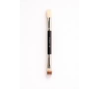 Studio10 Double Ended Vegan Face Brush for Foundation Contour and Blending Soft Cruelty Free Bristles Dual Tip Makeup Brush for Mature Skin Ideal for Cream or Powder Blush Bronzer or Highlighter