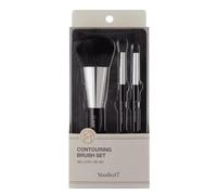 Studio17/Studio 17 Contour Brush Set | 3pcs | Face Sculpting Makeup Brushes for Contour, Set of 3, Nose Shading & Aegyo-Sal, Includes Mesh Pouch & Brush Covers