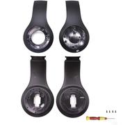 Studio3 Shell and Inside Shell Compatible for Beats by Dr. Dre Studio 3 (A1914) Headphones,Durable Inner Shell Outside Shell Repair Parts(Black)