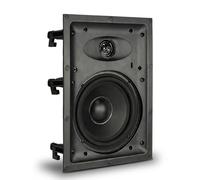 STUDIOFINIX 6.5 Inch 2-Way in-Wall Speakers 100 Watts Flush Mount Home Stereo Speaker Perfect for Home Theater,Indoor,Office,Kitchen, Living Room, Bedroom (White, Paintable Grille)