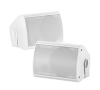 STUDIOFINIX 6.5 Inches 400W Outdoor Speakers Waterproof 2 Way Passive Wall Mount Speakers, Heavy Duty ABS Material for Patio Home Garage Pool (White)