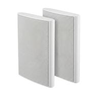 STUDIOFINIX Ultra Slim 5.25 Inch 240W Wall Mount Speakers, 8 Ohm Passive Home Theater Indoor Speakers for Bedroom, Kitchen, Living Room,White(Pair)