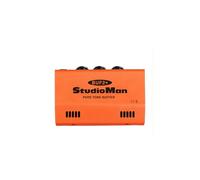 StudioMan BUF2+ Pure Tone Buffered Splitter - 1/4" Mono Input, 2x 6.3mm Outputs, Hi-Z to Lo-Z Conversion, Status LED, Metal Housing for Guitar Pedalboards, Dual-Amp Setups, Tuners