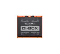 StudioMan DI-2 Professional Dual Channel DI-Box, Balanced In/Out, Ground Switch, Orange/Black