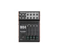 StudioMan M04 Monitor Controller - 2 Input 4 Output Studio Volume Controller with Mute Button, 1/4" Unbalanced Connectors for Powered Studio Monitors & Power Amplifiers