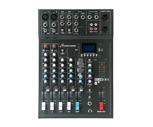 Studiomaster Club XS 6+ 4 Channel Mixing Desk USB SD Bluetooth Mixer Effects