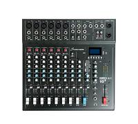 Studiomaster CLUB XS10+ 10 Channel Audio Mixer - Bluetooth, DSP Effects, USB & SD Media Recorder, Footswitch Control for Live Sound & Home Recording Applications