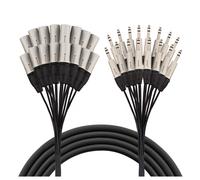 Studiospares 16-Way XLR Male - Stereo Jack Loom 10m
