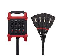 Studiospares 8 XLR/4 Jack Stage Box & Snake 8m