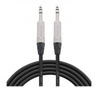 Studiospares Pro Neutrik Balanced / Stereo Jack Mogami Cable 2.5m Black
