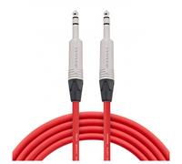 Studiospares Pro Neutrik Balanced / Stereo Jack Mogami Cable 60cm Red