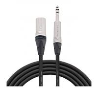 Studiospares Pro Neutrik XLR Male - Balanced Jack Mogami Cable 2.5m Black