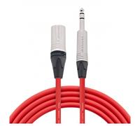 Studiospares Pro Neutrik XLR Male - Balanced Jack Mogami Cable 5m Red
