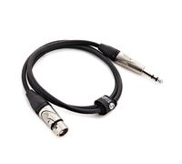 Studiospares Standard XLR (F) - 6.35mm TRS Cable 1m