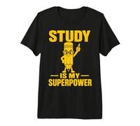 Studious Pencil Learning Strength Student Design Premium T-Shirt