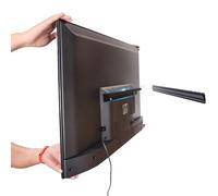 Studless Drywall TV Bracket for 13-55 inch TVs, No Stud TV Wall Bracket, Fits Most LED LCD Plasma Flat/Curved Screen TVs & Monitors Upgraded Bubble Level Max VESA 400x400mm up to 45KG