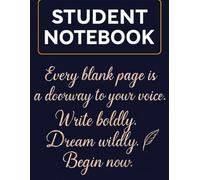 STUDNET NOTEBOOOK: NOTEBOOK FOR EVERY STUDENT