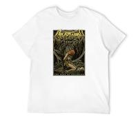STUDO&PCRA Men's Cryptopsy Tome Book of Suffering 2016 North American Tour T-Shirts White S