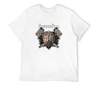 STUDO&PCRA Men's Ghjkl Am Beverly Russell Wo HammerFall - T-Shirts White M