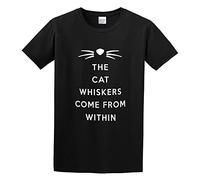 STUDO&PCRA Men's Ningfansaopo Dan and Phil Cat Whiskers T-Shirts Black S
