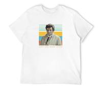 STUDO&PCRA Men's Rare Columbo Just One More Thing Funny Detective Tv Series T-Shirts White 3XL