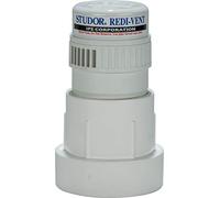 Studor 20346 Redi-Vent Air Admittance Valve with PVC Adapter, White, 1/4 Pint (4 fl oz)