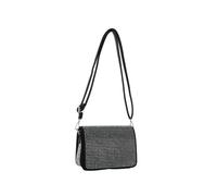 Studs All Around Flap Zip Top Cross Body Bag JFY Black One Size